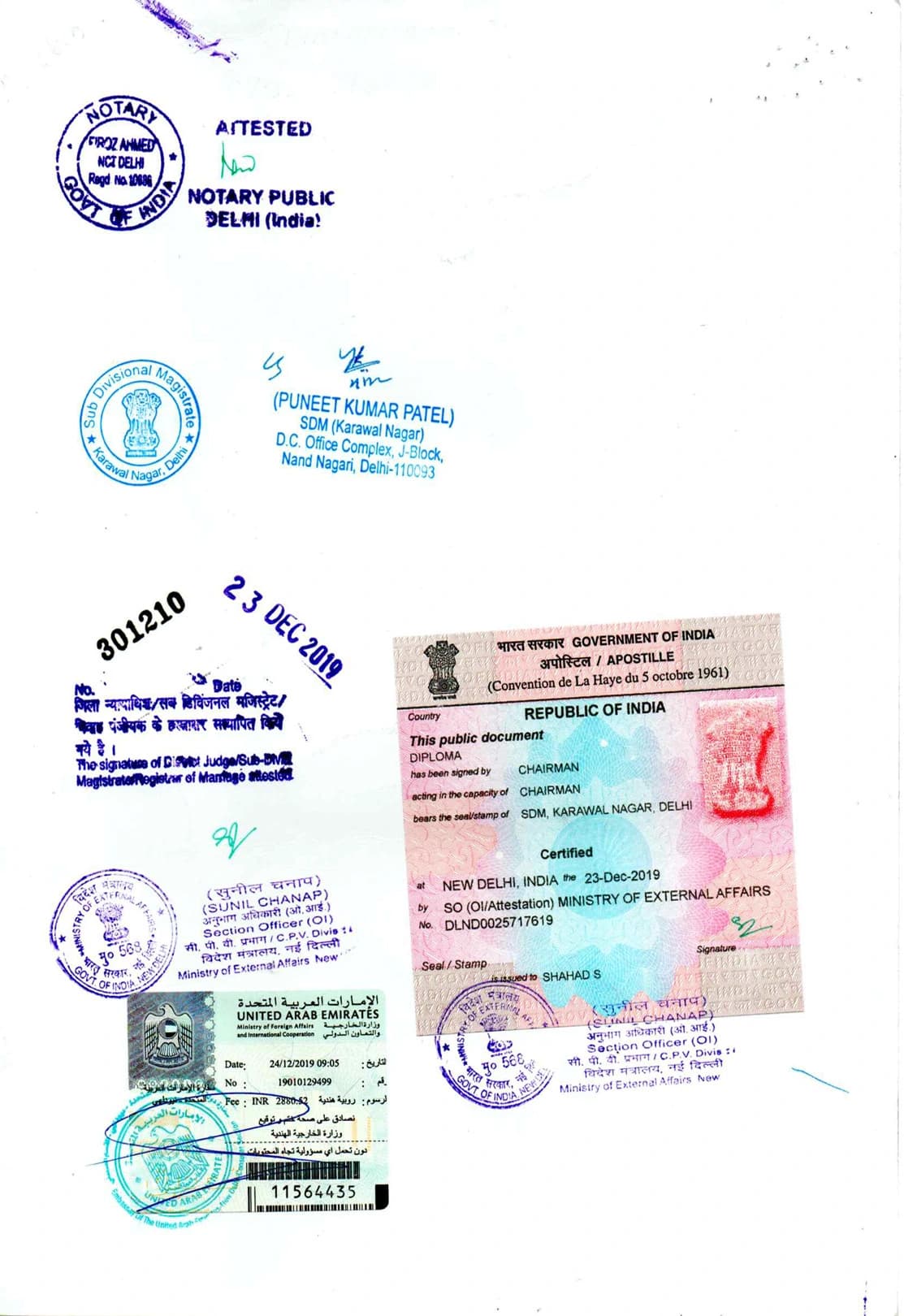 Certificate Attestation Sample