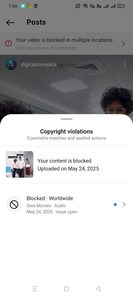 Your Video Is Blocked in Multiple Locations