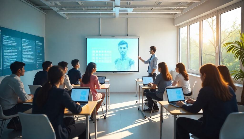 students at galtech school