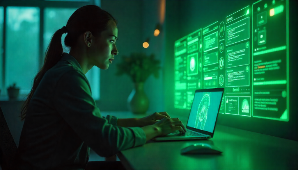 developer doing coding