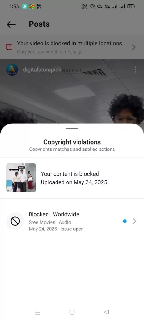 Your Video Is Blocked in Multiple Locations